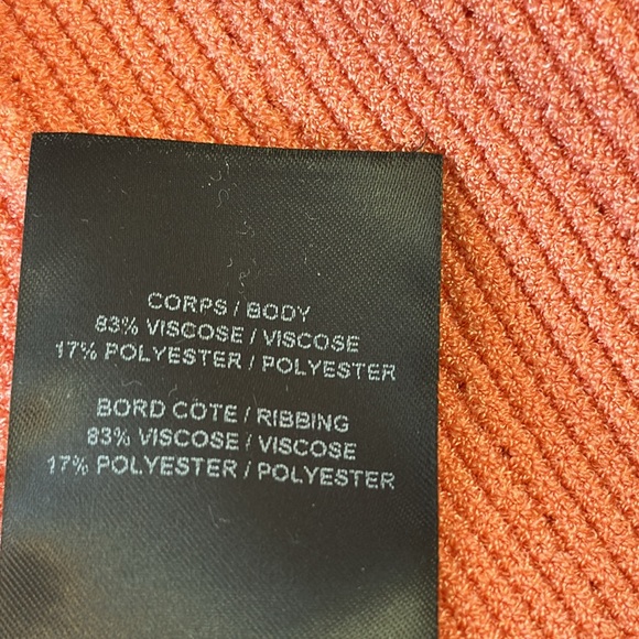 Balmain Gold Button Embellished Coral Knit Mini Dress Size 36 - Picture 11 of 13